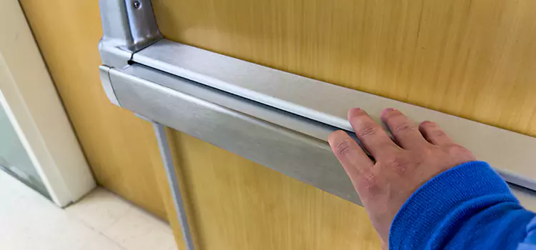 Installing a Push Bar on a Door Escondido